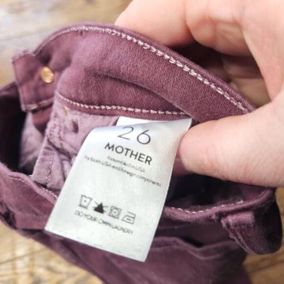 Mother the Rascal Ankle Fray in birds of a feather sz 26 - Picture 5 of 6